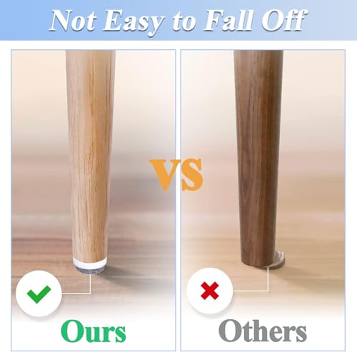 Nail-on Furniture Felt Pads, 30pcs 24mm Round Table Chair Leg Pad - color: White, size: Φ 24 mm