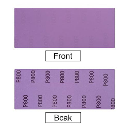 uxcell 10Pcs Sanding Sheets 800 Grit 9"x3.7" Aluminum Oxide Sandpapers - style: 800 Grit