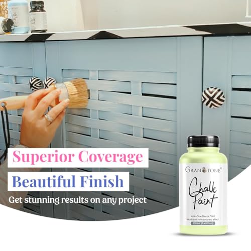 GRANOTONE Chalk Paint AP Green 4.1 fl oz 120 ml - color: APPLE GREEN, size: 4.1 Fl Oz