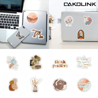 CAKOLINK Vintage Aesthetic Stickers 50 Pcs, Vinyl Waterproof Stickers for Water Bottles Laptop Phone Computer Guitar (1)