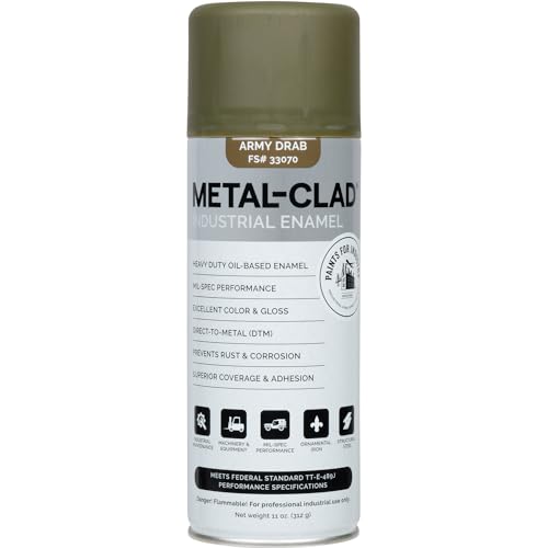 1 Can Aerosol Spray Paint (Gloss Army Drab) 7-S-7794 - color: Satin Army Drab, size: 11 Fl Oz (Pack of 1)