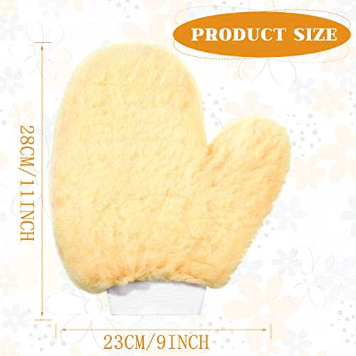 Yungyan 6 Pcs Paint Mitt Gloves for Painting Railing Pipe Fence with Thumb,painters Mitt Dusting Gloves Deck Stain Applicator for Cleaning