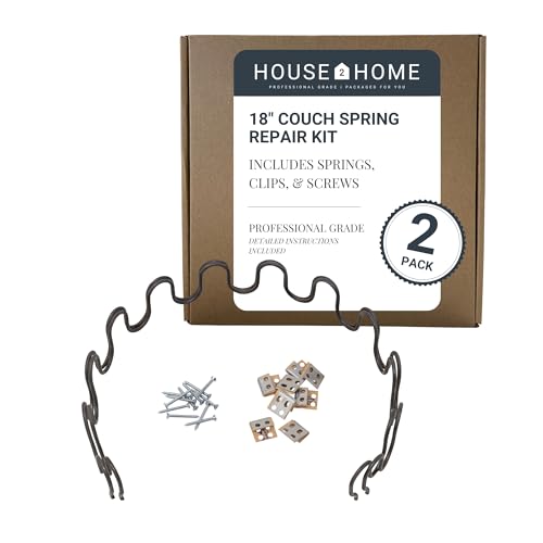 House2Home Upholstery Spring Replacement Chair Kit 18" 2pk - size: 18" 2-pack Spring Set