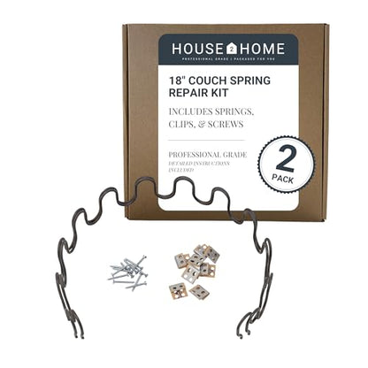 House2Home Upholstery Spring Replacement Chair Kit 18" 2pk - size: 18" 2-pack Spring Set