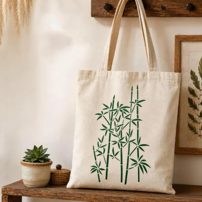 TIAMECH A4 Reusable Oriental Bamboo Tree Stencil for Painting - style: Oriental Bamboo Tree