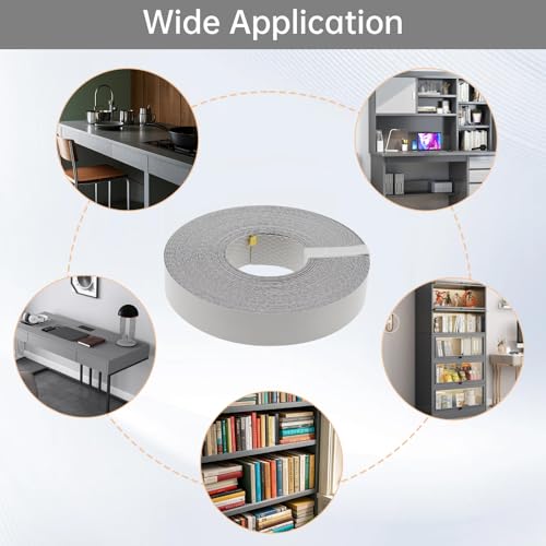 Melamine Edge Banding 3/4in x 50ft Adhesive Gray Veneer Edging