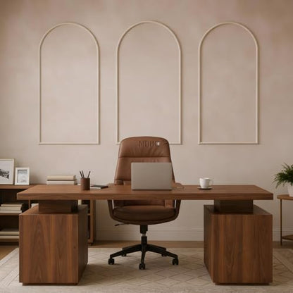 Colingmill 3 Set 23 x 50 Inch Arch Wall Molding Kit Peel Stick wall Panels - size: 24 x 50 Inch, style: Stylish Style