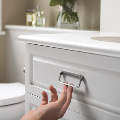 Goo-Ki Brushed Nickel Cabinet Pulls with 2.5'' Hole Center(64mm),Modern Zinc Alloy Drawer Pulls for Drawer,Wardrobe,Cupboard,6 Pack - color: Brushed Nickel, size: 2.5'' HOLE CENTERS