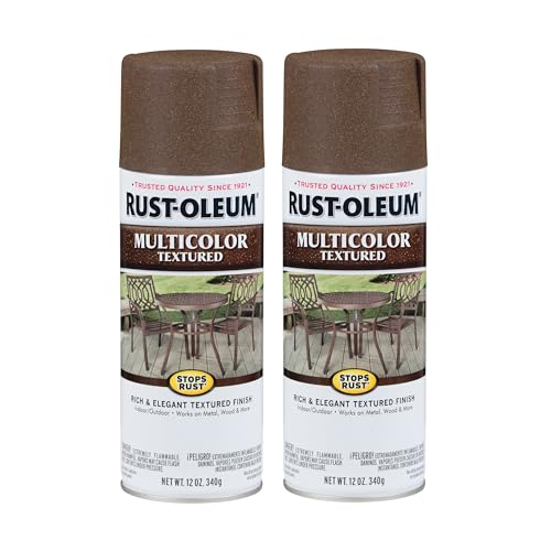 Rust-Oleum Stops Rust Multi-Color Textured Spray Paint, Autumn Brown