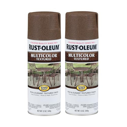 Rust-Oleum Stops Rust Multi-Color Textured Spray Paint, Autumn Brown