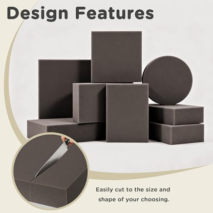 AddGrace High Density Upholstery Foam 4"x20"x20" Seat Replacement Padding