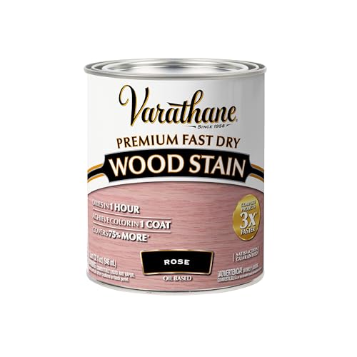 Varathane Premium Fast Dry Rose Wood Stain - color: Rose, size: 1 Quart (Pack of 1)