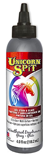 Unicorn SPiT Gel Stain and Paint Fall Complete Collection - Squirrel, Navajo Jewel, Weathered Daydream, and Rustic Reality 4 oz Bottles