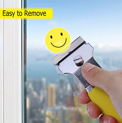 Multi-Purpose Scraper Tool 2 Pack – Metal Razor Blade Scraper Set with 10 Extra Blades, Non Scratch Scraper for Glass Stove Top, Paint Removal, Caulk Remover, Sticker Decal Adhesive Spealloy - size: Small
