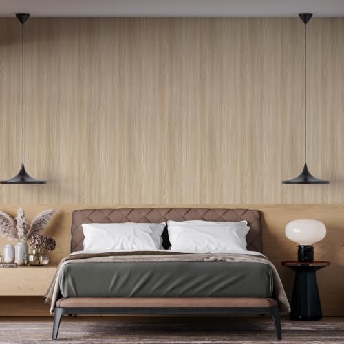 Wood Grain Contact Paper Walnut Wood Peel and Stick Wallpaper - color: Walnut, size: 15.7" x 118"