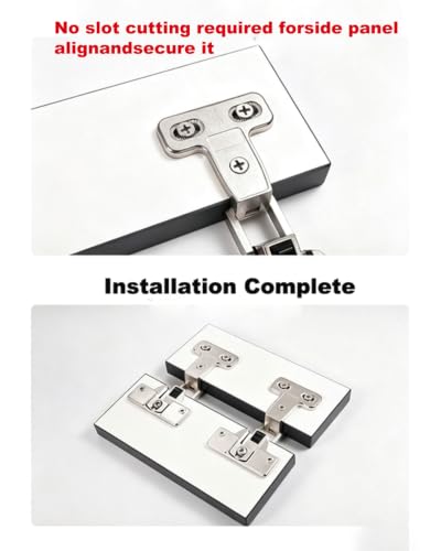 KAFENDA 2x270°Cabinet Hinge Corner Large Angle 270°Soft Close Cabinet Hinge - color: 270 degree hinge