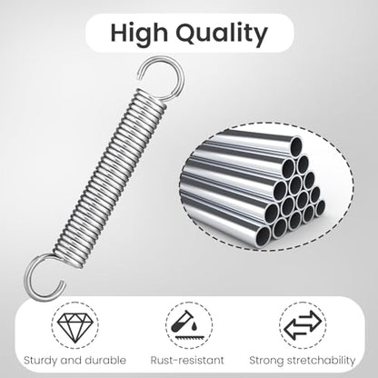 5-1/8" Stainless Steel Recliner Spring Replacement, 2 PCS - size: 5-1/8"