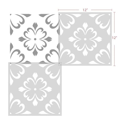 GSS Designs Reusable Tile Stencils 12 x 12 Inch Wall Stencils for Painting (Style 7, 12'' x 12 '') - color: Style 7