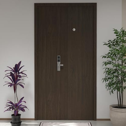 Walnut Contact Paper Dark Brown Wood Peel and Stick Wallpaper Extra Wide Thickened Wood Textured Wood Grain Sticker 48" X 394" - color: Dark Brown, size: 48" x 394"