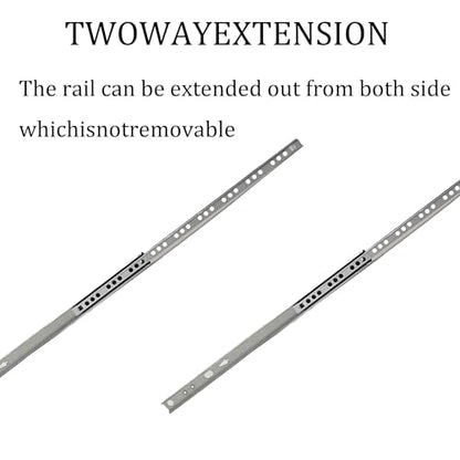Metal Drawer Slides, 2Pcs Ball Bearing Drawer Slide Rails, Full Extension Side Mount Track, Smooth Quiet Glide for Cabinet, Kitchen, Dresser, File Cabinet, Heavy Duty Drawer Hardware 310mm - size: 310mm