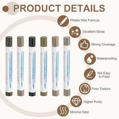 uxcell 12Pcs Wood Filler Sticks Kit, 12 Colors Tech Wood Series Set - color: Tech Wood Series Set