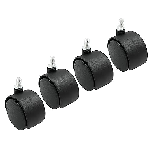 2 Inch Swivel Caster Wheels, M8 Threaded Stem, 4pcs - style: 2 Inch Stem