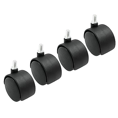 2 Inch Swivel Caster Wheels, M8 Threaded Stem, 4pcs - style: 2 Inch Stem