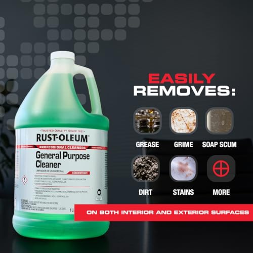 Rust-Oleum Professional Cleaners General Purpose Cleaner | 1 Gallon (128oz) | Professional Strength Concentrate - size: 128 Fl Oz (Pack of 1)