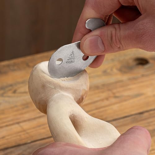Blue Spruce Toolworks Midi Card Scraper Set, Shape And Smooth Tight Curves And Small Parts, Compact Woodworking Scrapers, USA Made
