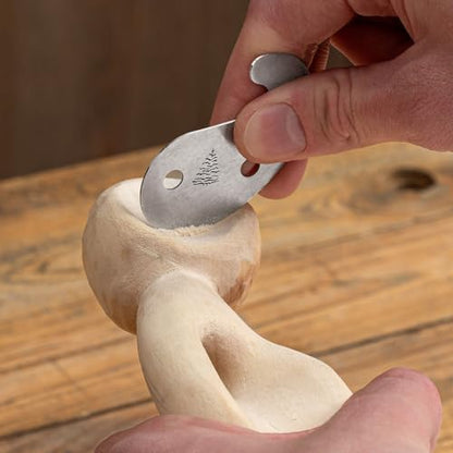Blue Spruce Toolworks Midi Card Scraper Set, Shape And Smooth Tight Curves And Small Parts, Compact Woodworking Scrapers, USA Made