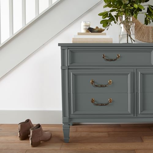 Magnolia Home by Joanna Gaines Chalk Style Paint, RIDGE ROCK, 1 Quart - color: Ridge Rock