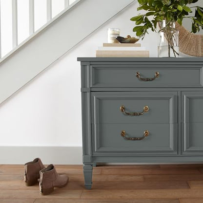 Magnolia Home by Joanna Gaines Chalk Style Paint, RIDGE ROCK, 1 Quart - color: Ridge Rock