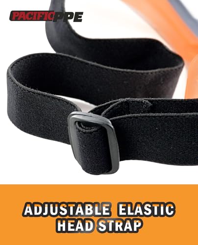 PACIFIC PPE Safety Goggles, Anti-Fog Anti-Scratch Wraparound Eyewear