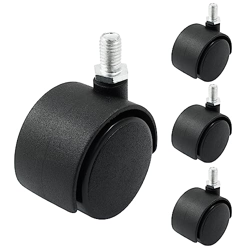 1.5 Inch Swivel Caster Wheels, M8 Threaded Stem, 4pcs - style: 1.5 Inch Stem