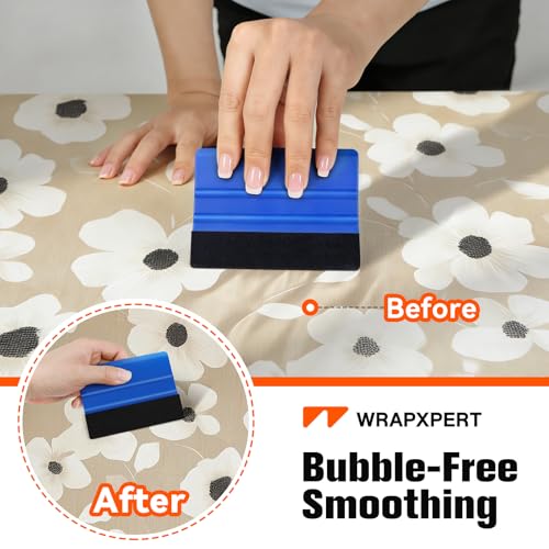 WRAPXPERT Wallpaper Tools, Wallpaper Smoothing Tool Kits, Peel and Stick Wallpaper Installation Kit for Contact Paper Smooth Applying, Vinyl Backsplash Tile, Window Film - color: Basic-r