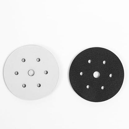 6-Inch 7 Holes Hook and Loop Soft Sponge Cushion Interface Buffer Pad, Pack of 4 - size: 6inch-7holes-4pcs