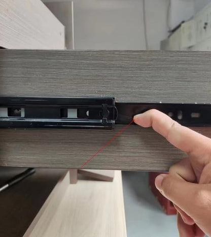 Furniture 6-inch Length Full Extension Drawer Slides Telescopic Ball Bearing Slide Rail 2pcs - size: 6 Inch