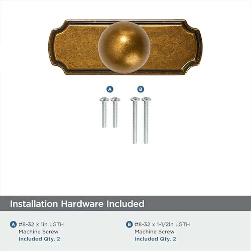 khtumeware 10-Pack Heavy Duty Solid Backplate for Cabinet Knobs Antique Brass Drawer Knobs with Backplate Suitable for Dresser and Kitchen Cabinet Hardware. - color: Antique Brass