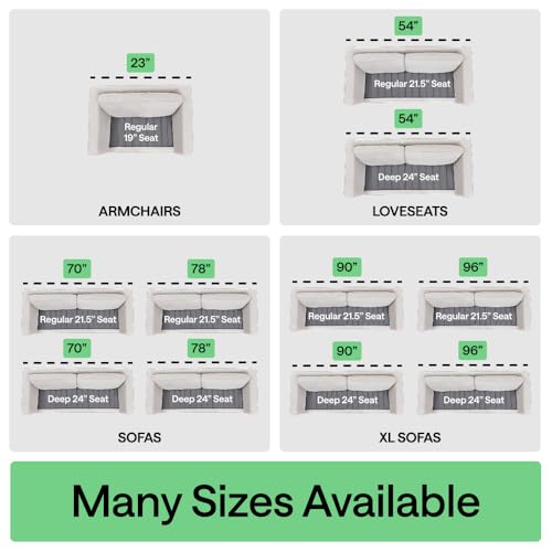 GORILLA GRIP Couch Cushion Support Board for Sagging Sofas, 21.5x78 Gray - size: 21.5" x 78" Oversized Sofa