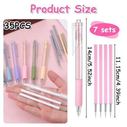 35 Pcs Pen Cutter Tools Knife Pen Craft Cutting Tools Utility Knife Paper Cutter Knifes Fine Art Utility Carving Tool Retractable Hobby Knives with Cutters Head Refills for Diy Scrapbooking