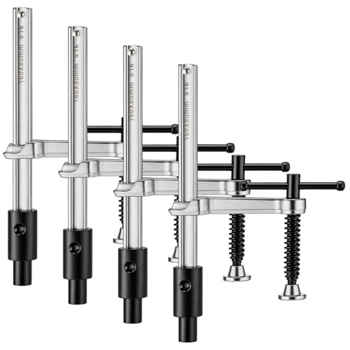 4 Pack Welding Table Clamp with T-handle, Max Opening 6-1/2 Inch