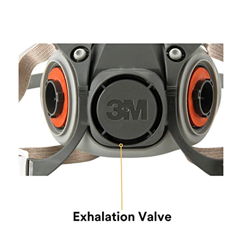 3M 6200 Half Mask for Use With 6000 Series Cartridges, Face Piece