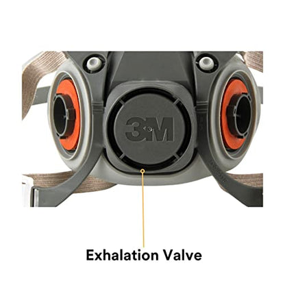 3M 6200 Half Mask for Use With 6000 Series Cartridges, Face Piece