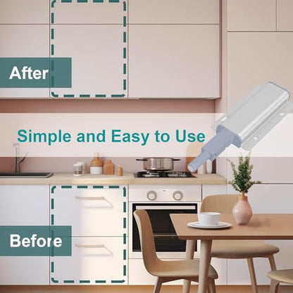 9 Pack Magnetic Push Open Cabinet Latch Heavy Duty Catch Hidden Door - size: 9 Pcs Single Push Latch