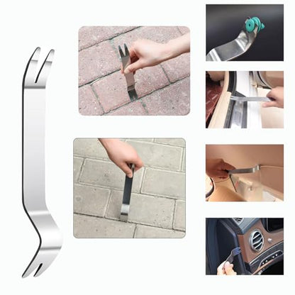 Upholstery Staple Remover Staple Puller Tack Puller Nail Remover Tool Set, Nail Puller Plier, Tack Lifter, Fastener Remover for Furniture Floor Wall Wooden Case Car Photo Frame (5 pcs)