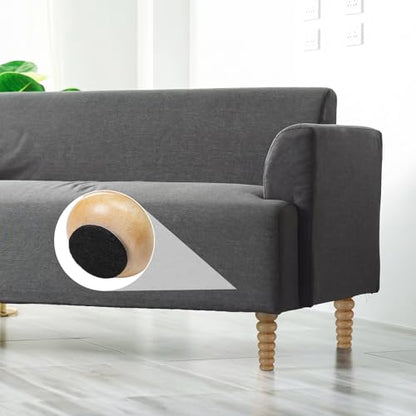 4 Pack Wood Bun Feet 8 Inch, Natural Dresser Legs for Sofa Cabinet - color: Natural, size: 8 Inch