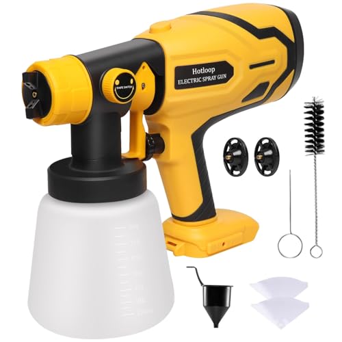 Cordless Paint Sprayer for DEWALT 20V Battery (Battery NOT Included), Cordless Paint Sprayers for Home Interior and Exterior, House Painting Stain Sprayer for Fence, Furniture, Cabinets, Walls, etc