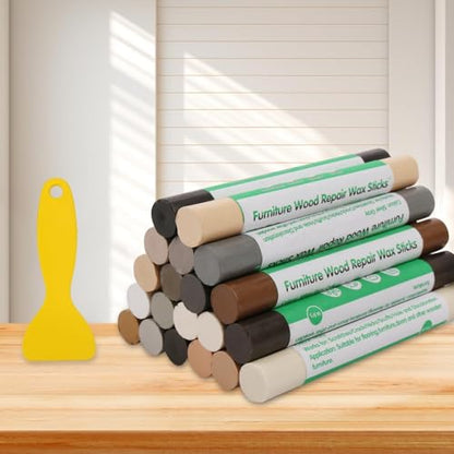 Furniture Markers Touch Up, 20 Colors Wood Filler Sticks- Common Series - color: Common Series