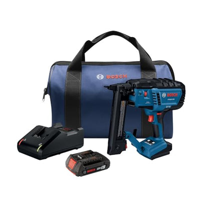GTH18V-18MB12 18V Brushless 18-Gauge Narrow Crown Stapler Kit with (1) 2 Ah Standard Power Battery - style: Tool + Battery & Charger