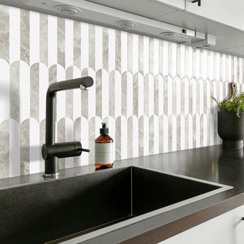 Peel and Stick Backsplash Sticky Self Adhesive Wall Tiles 10-Sheet - color: Multicolor